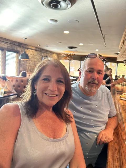 Roger and his wife out to dinner
