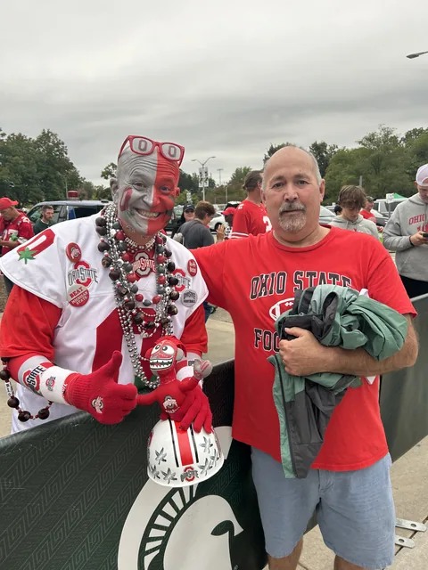 Game day in the tailgate lot